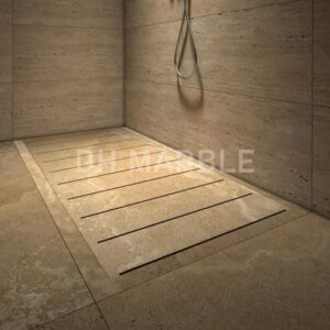 Gizli Giderli Duş Teknesi (Bej)