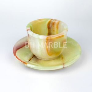 İkili Oniks Mermer Fincan Takım Seti