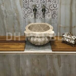 Kavun Dilimli Traverten Kurna