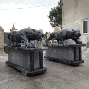 Mermer Jaguar Heykel