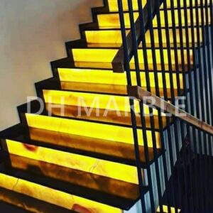 Oniks Mermer Merdiven Basamak